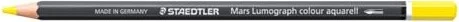 Staedtler Mars Lumograph colour aquarell 104 Aquarellstift zitronengelb, Kartonetui, 6er-Pack