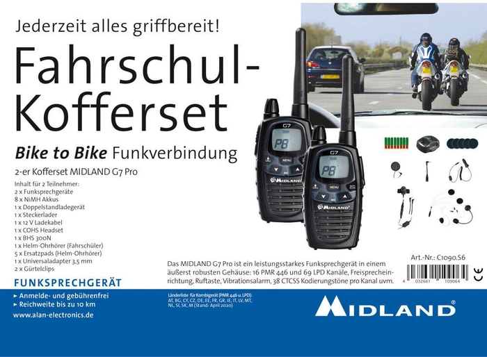 Midland G7 Pro Bike to Bike Set