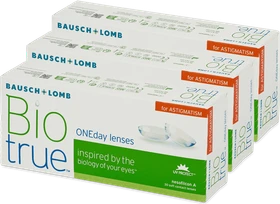 Bausch&Lomb Biotrue ONEday for Astigmatism, -0.75 Dioptrien, 90 Stück