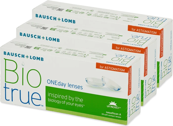 Bausch&Lomb Biotrue ONEday for Astigmatism, -0.75 Dioptrien, 90 Stück