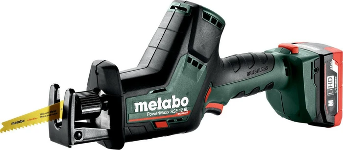 Metabo PowerMaxx SSE 12 BL Akku-Säbelsäge inkl. Koffer + 2 Akkus 4.0Ah
