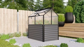 Vitavia Paris HKP 4mm Hochbeet 122x83cm schwarz