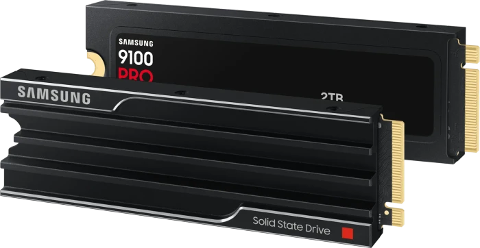 Samsung SSD 9100 PRO 2TB, M.2 2280 / M-Key / PCIe 5.0 x4, Kühlkörper