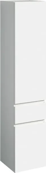 Geberit Renova Plan Hochschrank 39x180x36cm, 2 Türen, 1 Schublade, weiß
