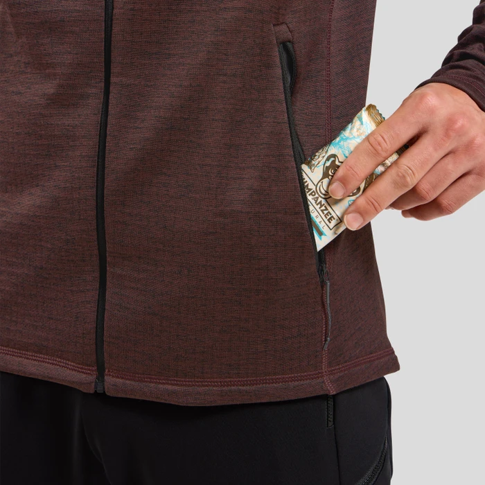 Odlo Tencia Hoody Jacke fudge melange (Herren)