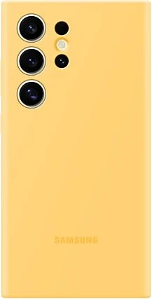 Samsung Silicone Case für Galaxy S24 Ultra gelb