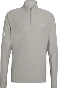 adidas Adi365 Iconic Half Zip Laufshirt langarm medium grey heather (Herren)