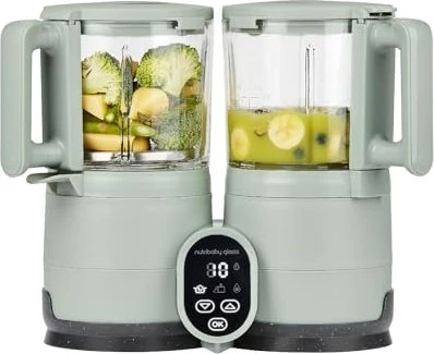 Babymoov Nutribaby Glass Dampfgarer Babykostzubereiter grün