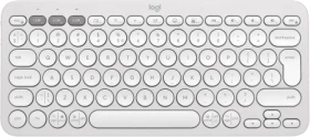 Logitech K380s Pebble Keys 2, weiß, Logi Bolt, USB/Bluetooth, EN (920-011852)
