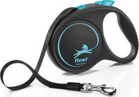 flexi Black Design L, Gurt, 5m, schwarz/blau