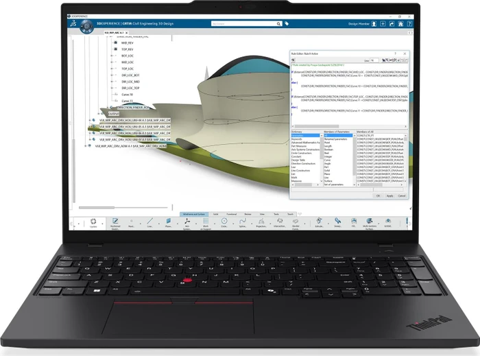 Lenovo ThinkPad P16s G4 (Intel), Black, Core Ultra 7 255H, 64GB RAM, 1TB SSD, RTX PRO 500 Blackwell, DE