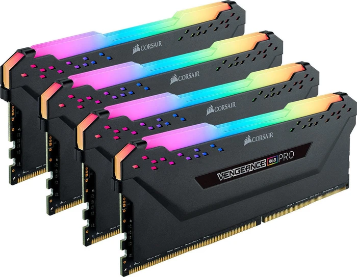 Corsair Vengeance RGB PRO schwarz UDIMM 64GB Kit, DDR4-3200, CL16-20-20-38