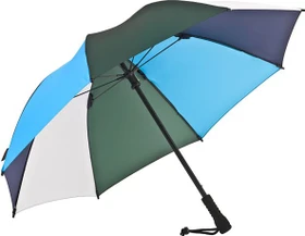 EuroSchirm Swing Schirm blau/grün/grau
