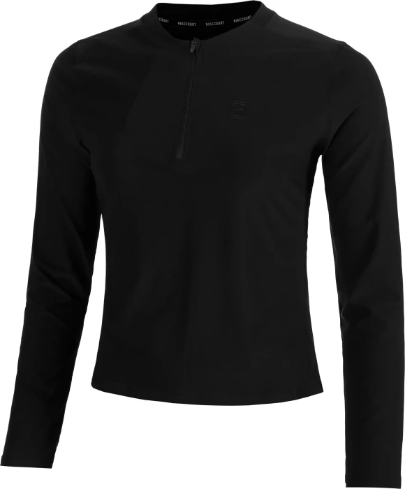 Nike Court Advantage Dri-FIT Funktionsshirt langarm schwarz (Damen)