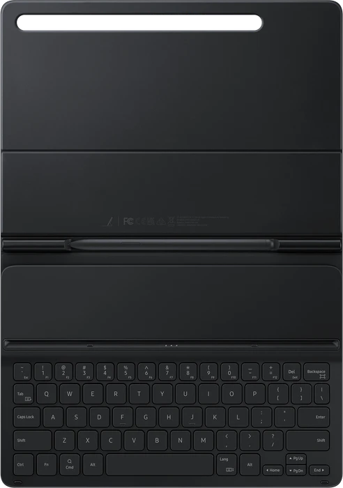 Samsung EF-DT630 Book Cover Keyboard Slim für Galaxy Tab S7 / Tab S8, schwarz, DE