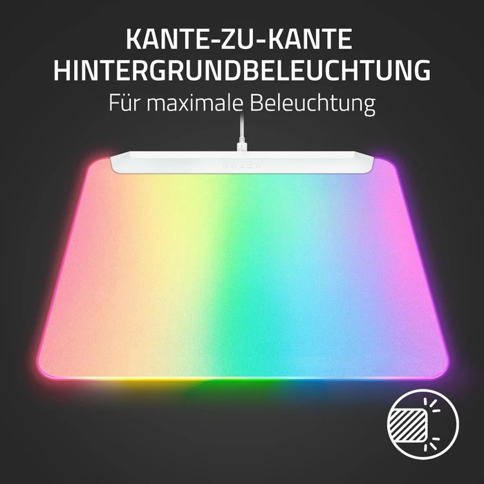 Razer Firefly V2 Pro - Fully Illuminated RGB Gaming Mouse Mat, weiß