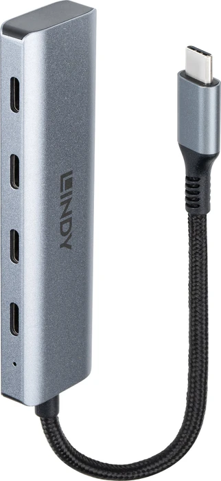 Lindy 4 Port USB-C-Hub, USB-C 3.1 [Stecker]