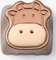 Keychron Cute Cows Alu Alloy Artisan Keycap, Silikon, Aluminium, rosa/braun, 1 Taste Vorschaubild