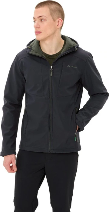 Vaude Cyclone Hooded Funktionsjacke black/khaki (Herren)