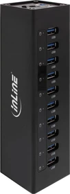 InLine USB-Hub, 10x USB-A 3.0, USB-B 3.0 [Buchse] (35395C)