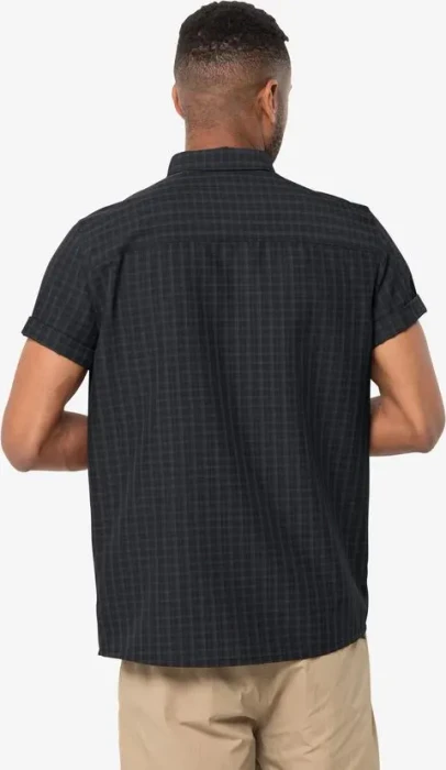 Jack Wolfskin El Dorado Hemd kurzarm phantom checks (Herren)