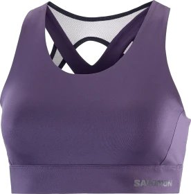 Salomon Cross Run Sport-BH nightshade (Damen)