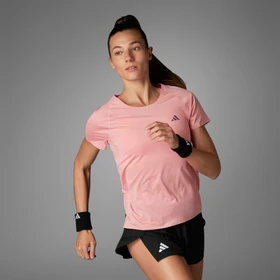 adidas Adizero Running Laufshirt kurzarm semi pink spark (Damen)