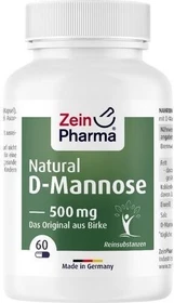 Natural D-Mannose 500mg Kapseln, 60 Stück