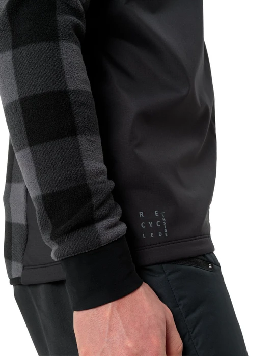 Vaude Minaki Mountainbike Fleece Fahrradjacke schwarz (Herren)