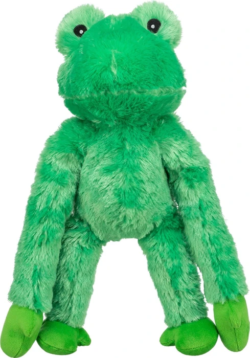 Trixie Hundespielzeug Frosch aus Plüsch mit Quietscher (361011)