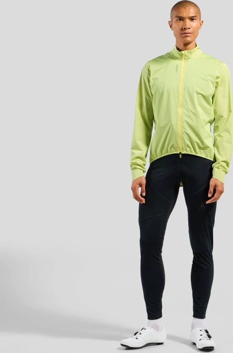 Odlo Zeroweight Performance Knit Fahrradjacke shadow lime (Herren)