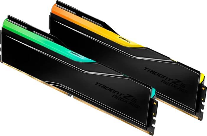 G.Skill Trident Z5 NeoX RGB Glossy Black UDIMM 32GB Kit, DDR5-6000, CL30-38-38-32
