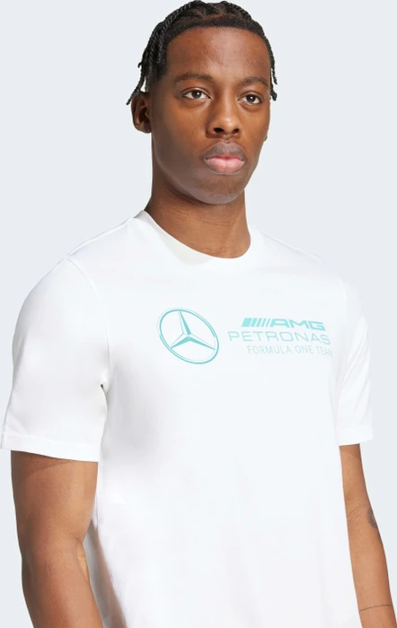 adidas Mercedes AMG Petronas Formula One Team DNA Graphic T-Shirt kurzarm white/semi mint rush (Herren)