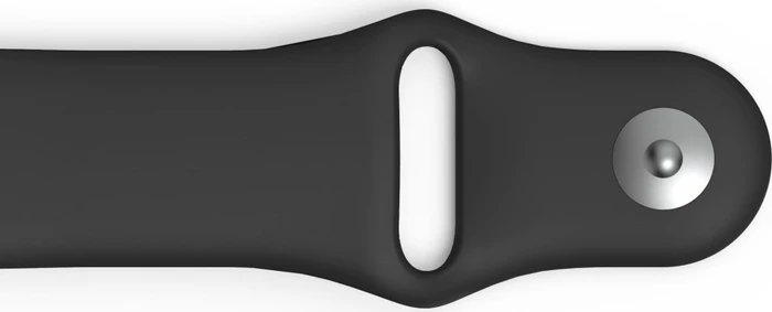 Hama Ersatzarmband für Versa 2 Silikon schwarz