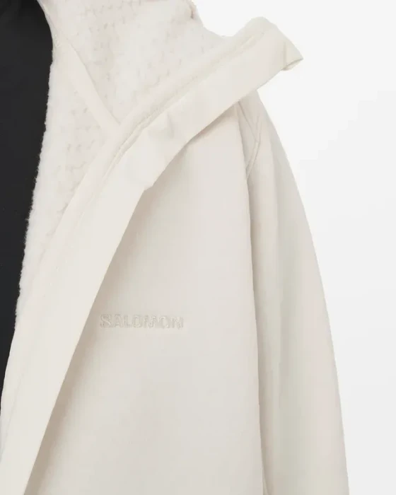 Salomon Outline Warm Hooded Jacke whisper white (Damen)