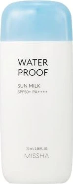 Missha all-around Safe Block Waterproof Sun Milk LSF50+, 70ml
