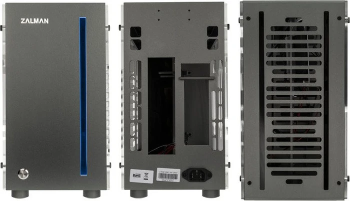 Zalman Z-Machine 300, grau, Acrylfenster, Mini-ITX