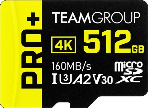 TeamGroup Pro+, microSD UHS-I U3, A2, V30