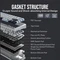 Epomaker x Aula F65, Black Gradient, LEDs RGB, hot-swap, Side-Printed, LEOBOG Reaper, USB/Bluetooth, US Vorschaubild