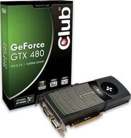 Club 3D GeForce GTX 480, 1.5GB GDDR5, 2x DVI, Mini HDMI (CGNX-X4836)