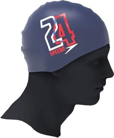 Speedo Silikon Badekappe navy