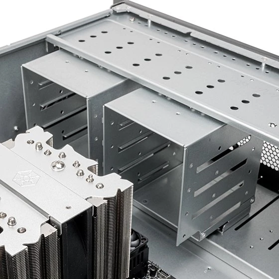 SilverStone RM45-360, Rackmount Storage, grau/schwarz, 4HE, ATX