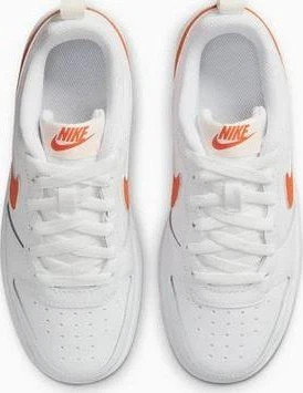 Nike Court Borough Low 2 white/summit white/sail/orange (Junior)