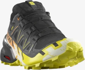 Salomon Speedcross 6 GTX black/sulphur spring/bird of paradise (Herren)
