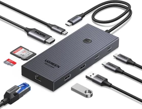 Ugreen Revodok Pro 1091 9-in-1 USB-C Hub, USB-C 3.0 [Stecker] (75028)