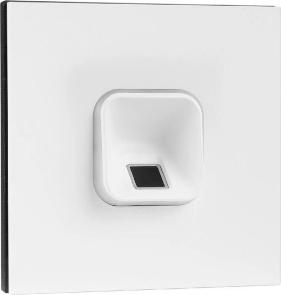 ekey sLine Fingerprintset für Gira 106, inkl. Controller REG, verkehrsweiß, Fingerprint-Reader