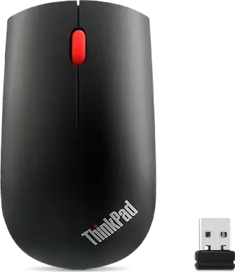 Lenovo ThinkPad Essential Wireless Mouse w/o Battery, USB