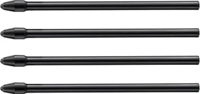 Lamy Z103 POM Ersatzspitzen mit runder Kontur für LAMY Safari Twin Pen EMR, schwarz, 4er-Pack