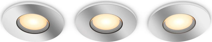 Philips Hue White Ambiance Adore Einbauleuchte, 3 Stück