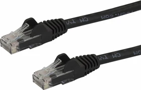 StarTech RNS PVC Patchkabel, Cat6, U/UTP, RJ-45/RJ-45, 15m, schwarz